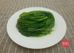 白灼油麦菜的做法图解4