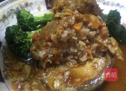 香菇盏 (香菇塞肉、香菇肉馅)的做法图解2