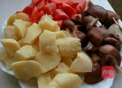 土豆蘑菇炖鸡块的做法图解2