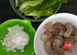 生菜鲜虾丸的做法图解1
