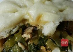 油菜香菇素包子的做法图解9