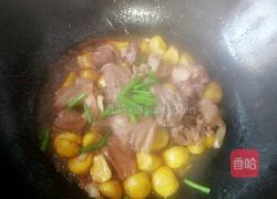 板栗啤酒烧鸭的做法图解6