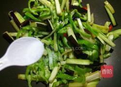 辣炒茄丝的做法图解8