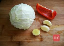 粉絲炒包菜的做法圖解2