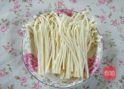 酸辣金针菇的做法图解1