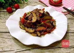 蘑菇炒牛肉的做法图解8