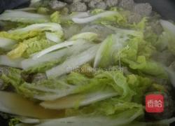 白菜粉丝牛肉丸子汤的做法图解8