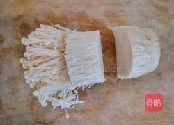 炒金针菇的做法图解2