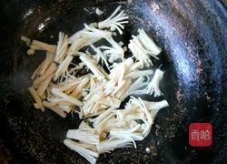 炒金针菇的做法图解8