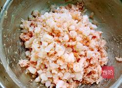 韭菜鸡蛋虾仁饺子馅的做法图解4