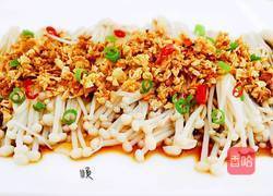 蒜香金针菇的做法图解9