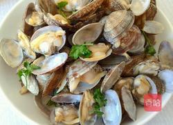 清炒蛤蜊的做法图解4