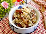 腊肉豆角焖饭