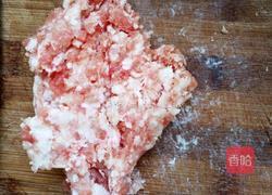 酸豆角肉沫打卤面的做法图解1