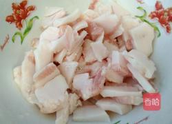 小白菜炖冻豆腐的做法图解2