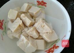 小白菜炖冻豆腐的做法图解3
