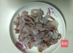 鱿鱼炒咸菜的做法图解2