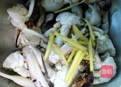 梭子蟹蒸鸡蛋的做法图解3