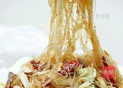 粉丝炒包菜的做法图解1