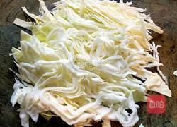 粉丝炒包菜的做法图解4