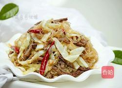 粉丝炒包菜的做法图解11