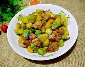 雞腿肉炒筍瓜
