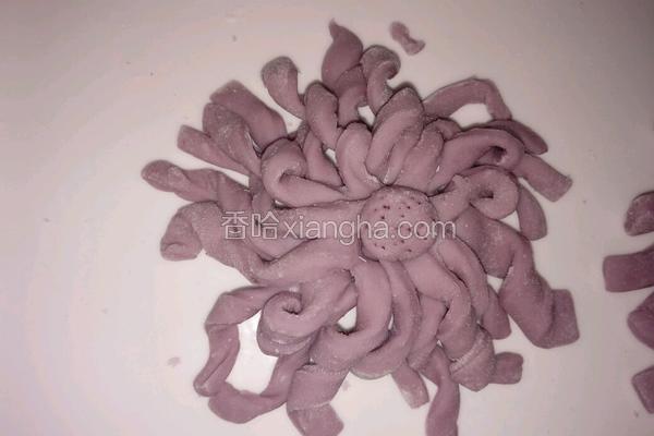 紫薯菊花馒头