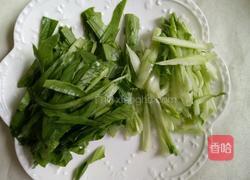 青菜榨菜肉丝汤的做法图解3