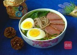 生菜牛肉芥麦面的做法图解9