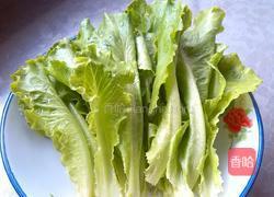 生菜牛肉芥麦面的做法图解2