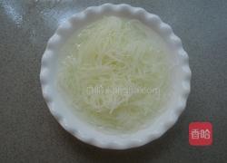 娃娃菜炒粉丝的做法图解1