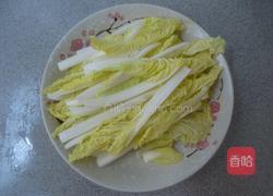 娃娃菜炒粉丝的做法图解5