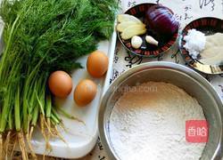 鸡蛋茴香苗包子的做法图解1