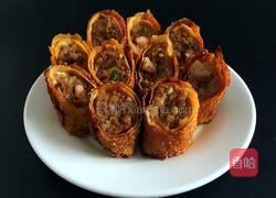 蝉衣肉卷的做法图解8