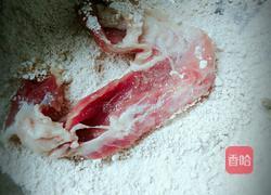 粉炸瘦肉的做法图解2