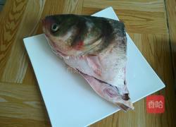 砂锅鱼头冻豆腐煲的做法图解1