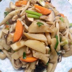 红薯炒杂菌的做法[图]