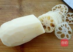 莲菜凉拌的做法图解1