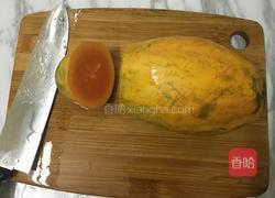 木瓜椰子冻的做法图解2