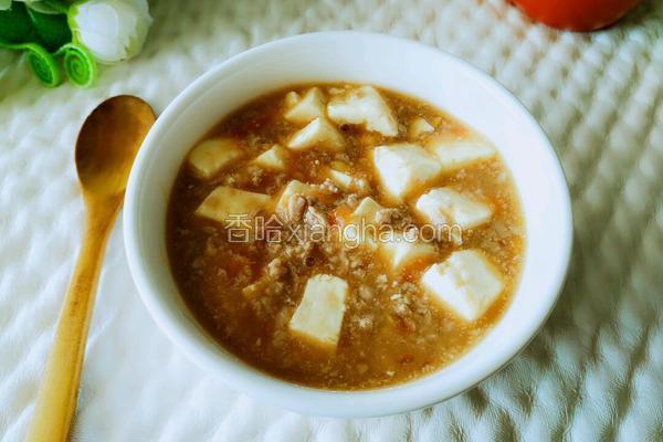 番茄牛肉豆腐汤