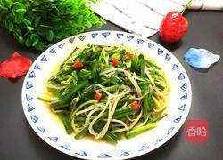 韭菜豆芽的做法图解6