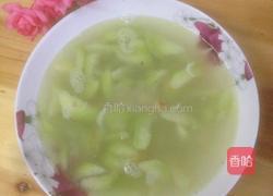 丝瓜虾皮汤的做法图解3