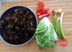 素炒黑白菜的做法图解1