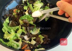 素炒黑白菜的做法图解8