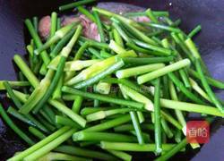 蒜苔炒猪肝的做法图解5