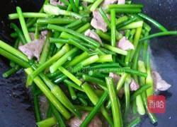 蒜苔炒猪肝的做法图解6