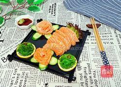 三文鱼刺身的做法图解9