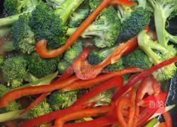 铁板烧西兰花虾仁的做法图解3