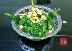 蒜香桃仁木耳菜的做法图解8