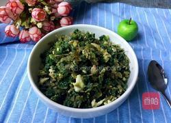 韭菜鸡蛋虾仁饺子馅的做法图解8